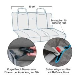 Kurgo Anti-Rutsch-Hunde-Autositzbezug, Grau -Zoofachgeschäft 341be219dc8c55491ddc38228d313205396f27cc 1497804 de DE b641722da73a1b929c03c67ae5a501f46c722390sHkK2N