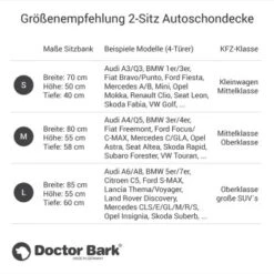 Doctor Bark Autoschondecke Rückbank 2-Sitz Prodtest Grau S -Zoofachgeschäft c62d19c922592469d76e197f0e126d7087752418 d79e963b3a718dbf3283e05750d64c0c96ba2e20