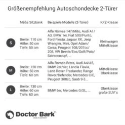 Doctor Bark Autoschondecke Für 2-Türer / Coupé / Cabrio Grau S -Zoofachgeschäft d571141ad7433e0cdd82036282afc066fa66c1cb 132e37b618e7c22063c91c3bcf8259dd5c204923