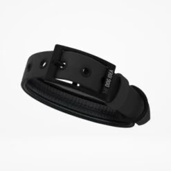 THE DOG IDEA Biothane Halsband Schwarz Schwarz S